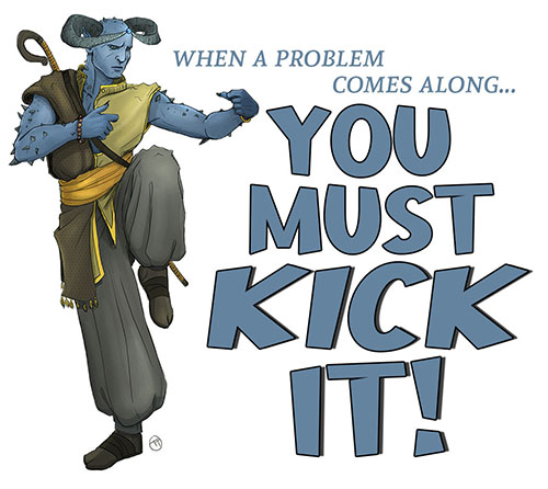 Design for Threadless, Kick It!